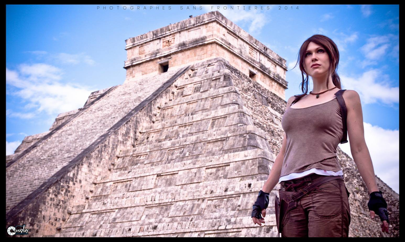 Illustration for article titled Tomb Raider Cosplay At Actual Mayan Temple